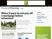 Tablet Screenshot of financial-planning.com